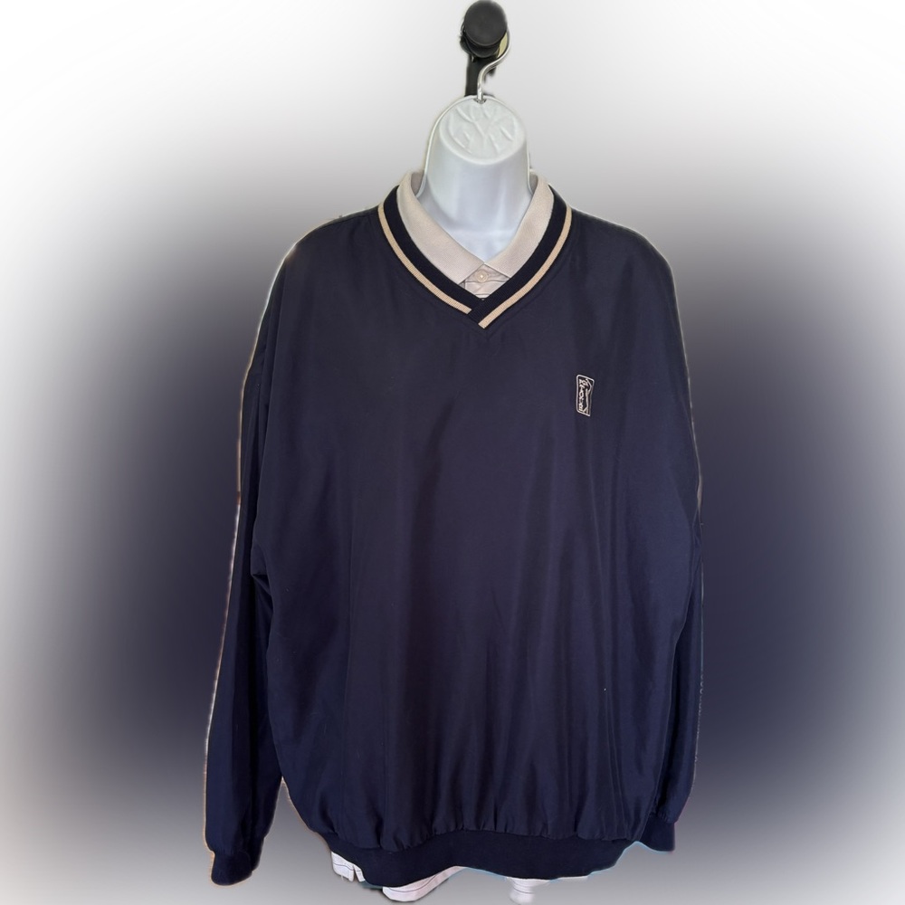 PGA Tour Men’s Windbreaker and Polo Tee Set Size XL